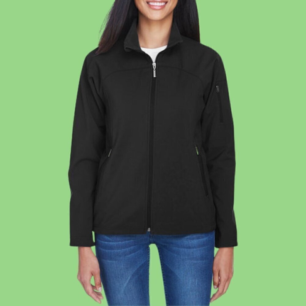 Guru Sportswear Black Softshell Jacket - Lightweight & Versatile (Size L)